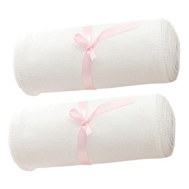 VILLFUL 2 Rolls Professional Belly Binder Gauze Wrap Double Tummy Support Band for Postpartum Comfortable and Belly Belt for Slimming After Birth
