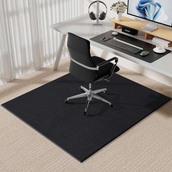 Aothia Aothia Heavy Duty Office Chair Mat - 55"x63" Non-Slip