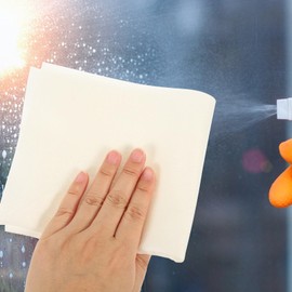 Healeved 1 Roll Bamboo Fiber Kitchen Dish Towels - Absorbent Fiber Dishcloth,Kitchen Cleaning Rags Rapid Drying Towel,Dish Washing Cloth,Disposable Cleaning Cloths for Kitchen, Bathroom, Office