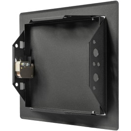 Vent Systems 6'' x 6'' Inch Anthracite Metal Access Panel with Click Function - Easy Access Doors - Access Panel for Drywall, Wall, Electrical and Plumbing Service Door