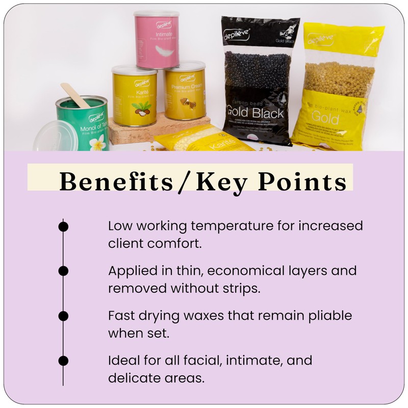 Depileve Hair Removal Wax - Intimate Extra Film Wax for