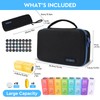 Monthly Pill Organizer 2 Times a Day, 30 Day Pill