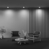 Maytoni Modern Ceiling Light Zon LED Including White Aluminium Energy