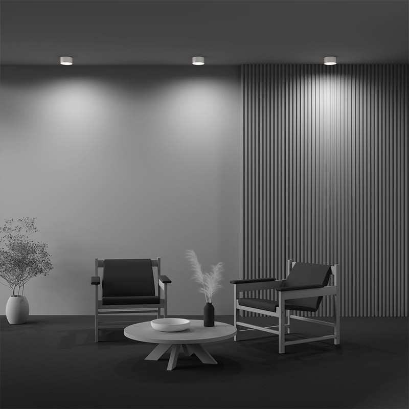 Maytoni Modern Ceiling Light Zon LED Including White Aluminium Energy