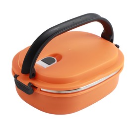 BRRNOO Stainless Steel Insulated Lunch Box - Thermal Container for Hot Food - Orange