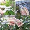 YuBu-Tech Pruning Shears Scissors,Stainless Steel Straight Blade&Bypass Pruning Shears for