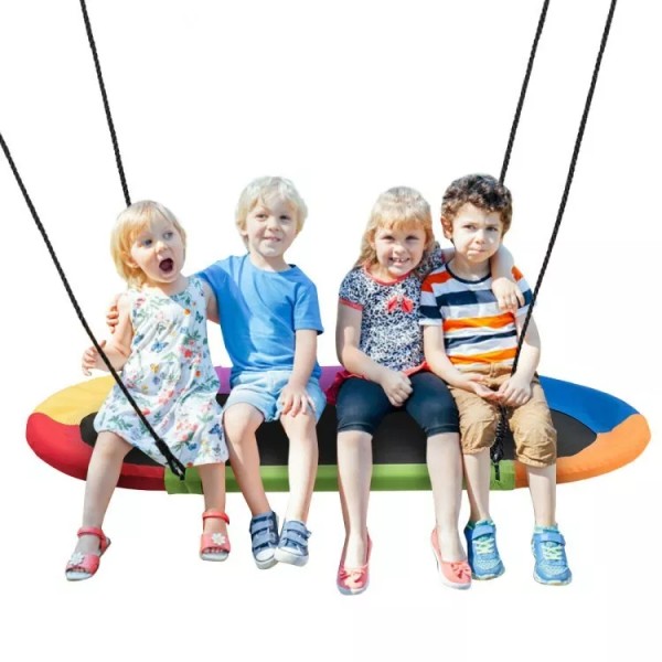 Costway 60" Saucer Surf Tree Adult Kids Outdoor Adjustable Hanging