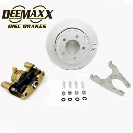 Southwest Wheel DeeMaxx 3,500 lbs. Slip Over Trailer Axle Gold Finish Disc Brake Kit