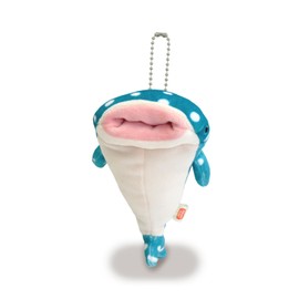 Morisaka Global MOJI-0088 Mochi Jinbee Mini Stuffed Animal 2.8 x 2.0 x 5.5 inches (7 x 5 x 14 cm), Healing, Mochi Mochi Texture