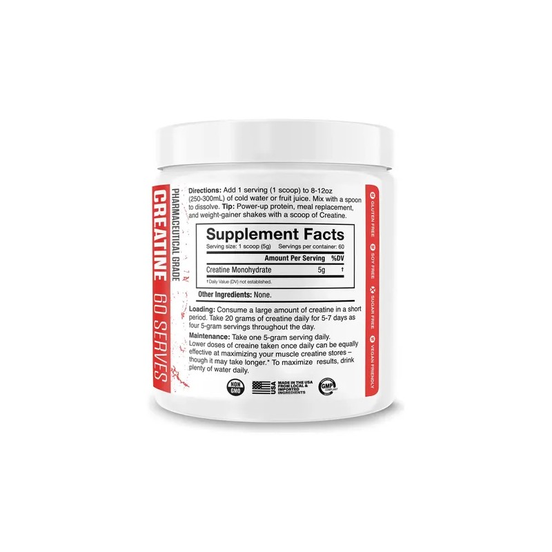 Suplemento Jnx Sports The Curse Creatina Monohidratada 60 Servicios 300
