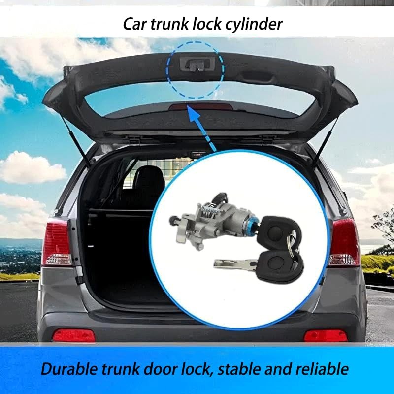 Car Tailgate Tailgate Lock Key,Iron Tailgate Lock Tailgate Lock Cylinder