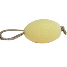 Label Provence Savon de Marseille - French Soap on a Rope Made With Fresh Organic Donkey Milk - Natural Soap and Easy To Use Hand Wash - Lemon Fragrance - 270g