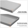 Mriluvy Vanity and Bathroom Tray, 7.7" ABS Countertop Organizer,Waterproof Vanity