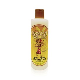 Coconut Willie 8 oz. Coconut Oil, Unscented 100% Pure