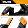 TOLESA 4-Inch Spring Clamps Powerful Force 8-Piece Nylon Clamp with