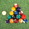 16Pezzi Mini Palla da Biliardo, 38MM Set Completo di Palle