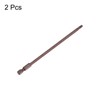 HARFINGTON 2pcs T20 Torx Bit 1/4" Hex Shank 6" Length
