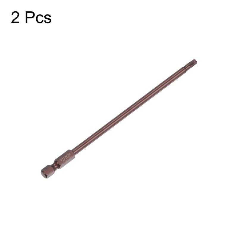 HARFINGTON 2pcs T20 Torx Bit 1/4" Hex Shank 6" Length