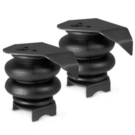 ZYFONLIX Rear Weld On Air Ride Bag Mounting Brackets Kit w/2600 Compatible with Most of Truck Van SUV 2.75" - 3.25" Axle Tube GMC Sierra 1500 HD Ram 1500/3500 F-150/450 Chevy Silverado HD