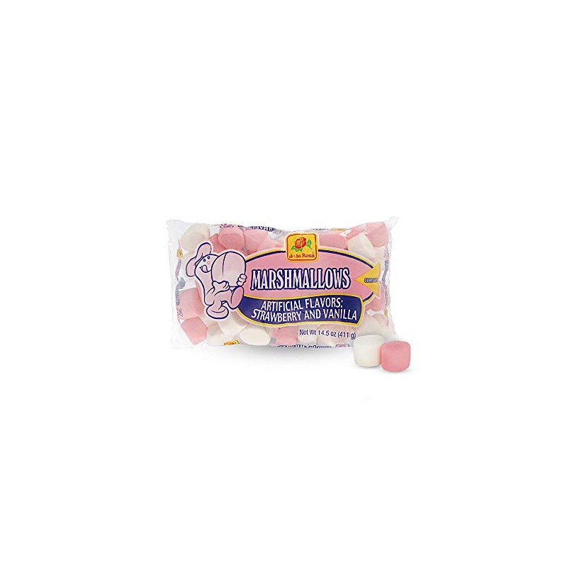 De la Rosa Marshmallows - Strawberry & Vanilla Flavor, Pack