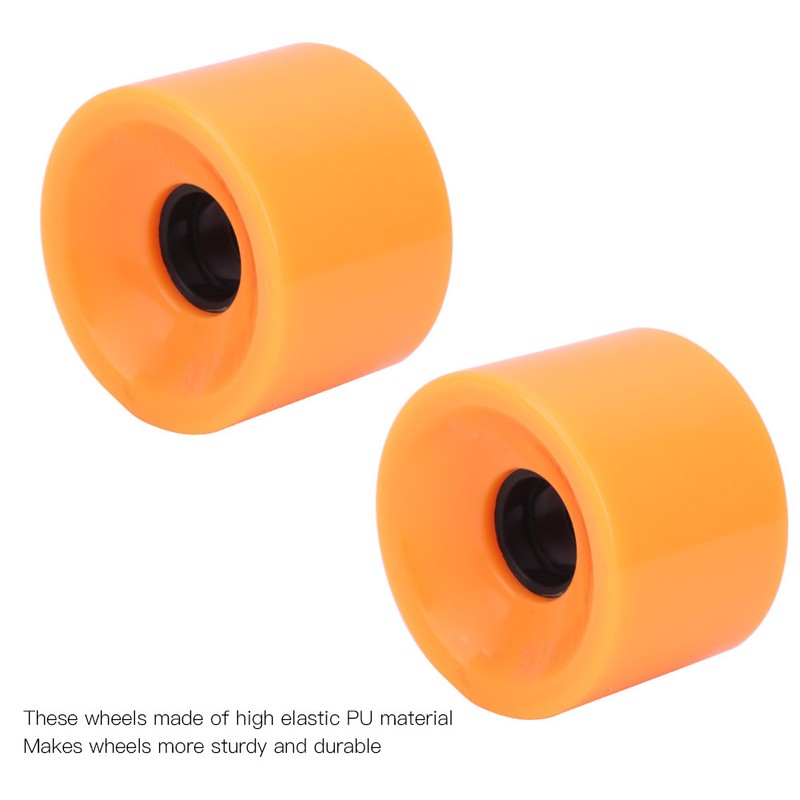 4PCS/Set Skateboard High Elastic Colorful PU Wheel Accessory for Most