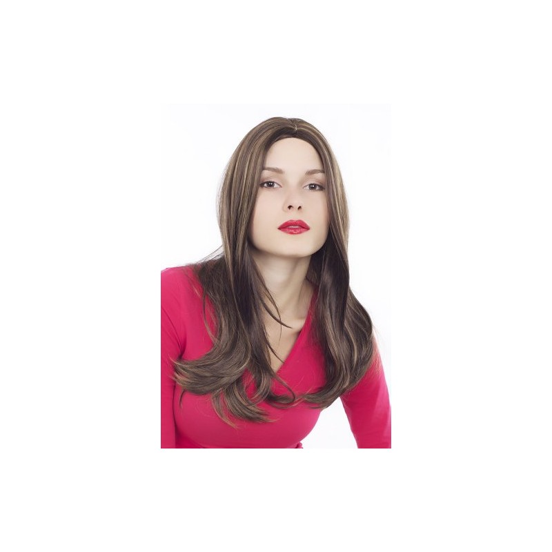 WIG ME UP - GFW972-6H27 Wig Middle Parting Brown Mix