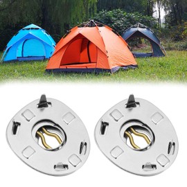Be In Your Mind 12 Sets Socket Plate Compatible with Lift The Dot Push Button Accessories for Tent Buckle Luggage Handbag Boat Marine Cover Fixing, 22.5 x 20 mm
