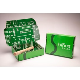 Balsa Wood Sticks (1/16" x 1/16" x 12", Pack of 100) Model Grade Hobby Craft Balsa Wood Thin Square Dowel, Perfect for Modeling, Crafts, Hobbies, Architecture Mockups, Wood Burning, by Binos