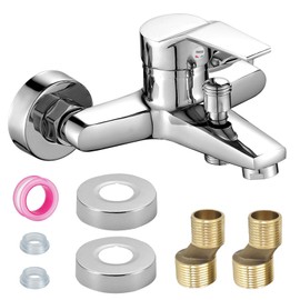 Single Lever Mixer Tap, Wall Mounted Shower Faucet, Hot and Cold Shower, Can Be Used In Various Scenarios Such as Homes, Hotels, Schools, etc