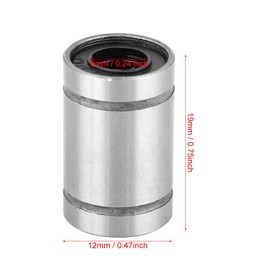 8 pieces LM6UU linear bearing 6 mm CNC linear motion ball bearing bushing double-sided rubber sealed for 3D printer CNC parts