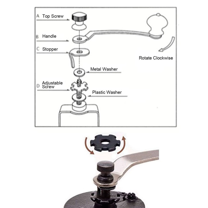 Wooden Manual Coffee Grinding Machine Portable Bean Grinder Coffee Making