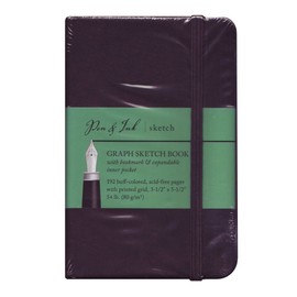 Pen & Ink Notebook 3.5X5.5 Graph Medium Wt