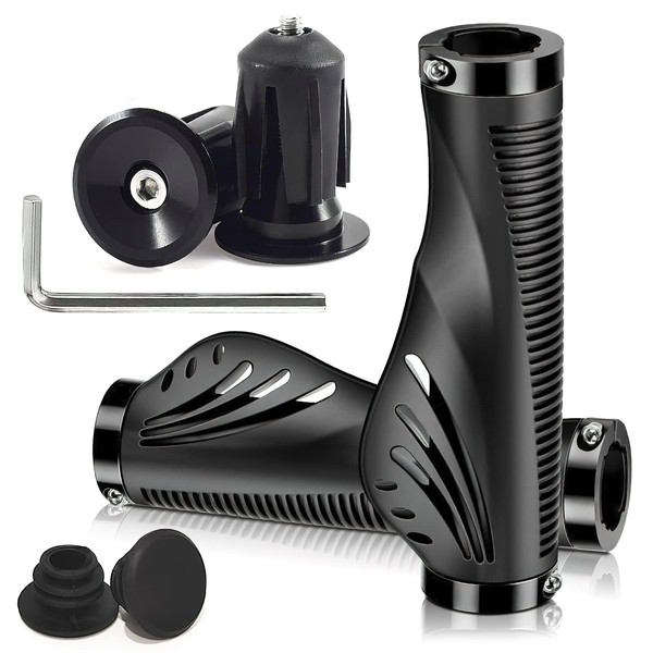 APOMOONS Bicycle Grips Set, 1 Pair Handlebar Grips Bicycle, Bicycle