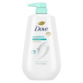 Dove Body Wash, Sensitive Skin Pump 30.6 Ounce