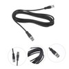 jojofuny Male to Male Cable Wire for Antenna Replacement for