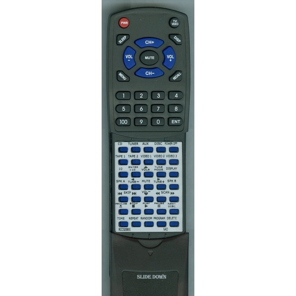 Replacement Remote Control for NAD C320BEE, SR4, RCC320BEE