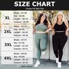 MOREFEEL Plus Size Capri Yoga Pants for Women with Pockets-Stretchy