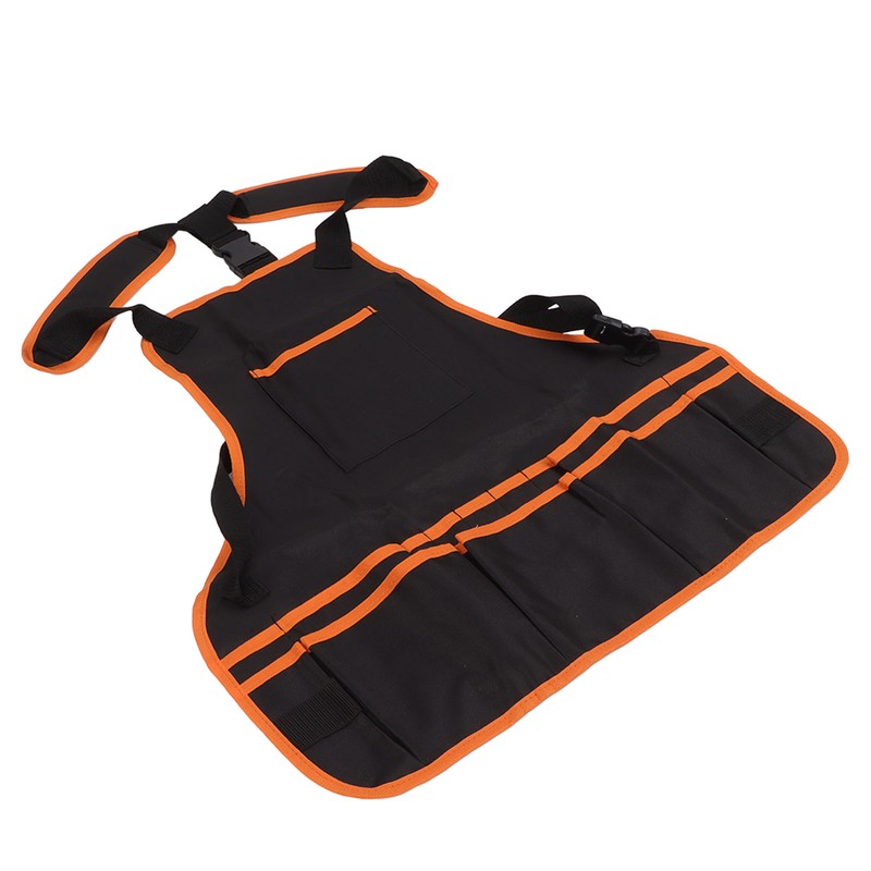 Work Apron Oxford Canvas Heavy Duty Waterproof Adjustable Multi Pockets