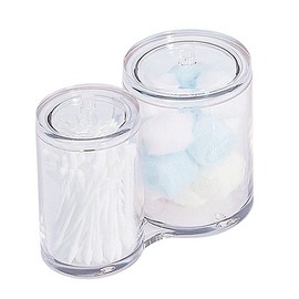 Panda Mall Sub 02 [Free Special Offer] Cotton Pads and Q-tips Organizer ST-835 Makeup Item Organizer Storage Interior Decor Beauty Products