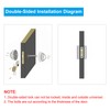 PATIKIL 4.8mm Round Recessed Pull Handle Knob, Pack Recessed Pulls