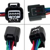 Micarun 8 Wires Front Headlamp Headlight Connector Wiring Harness Pigtail