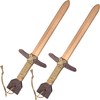 Wooden Toy Pretend Play Sword for Kids | 2 Pack