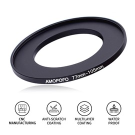 77mm to 105mm Camera Filter Ring/77mm to 105mm Step-Up Ring Filter adapter for 105mm UV, ND, CPL Filter,Step-Up Ring(77mm-105mm)
