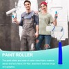 10PCS Paint Rollers, Microfiber Small Paint Roller with Handle, 4