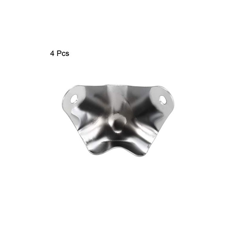 sourcing map Pack of 4 Metal Box Edge Protection Edge