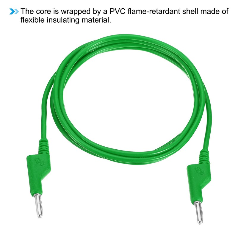 PATIKIL 4 mm Banana Plug to Banana Plug Test Leads