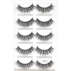 3D False Eyelashes 5 Pairs Natural Mink EyeLashes Full Strip