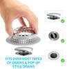 Aluvor Shower Drain Hair Catcher, Shower Drain Cover, Bathtub Drain