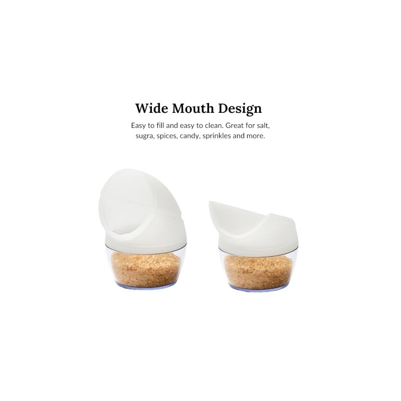 Prepara Zip Top Salt Pig, 5.75 Inch, Clear