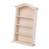 KooingTech Dollhouse Bookshelf, Mini Bookshelf for Mini Books, 1:12 Miniature
